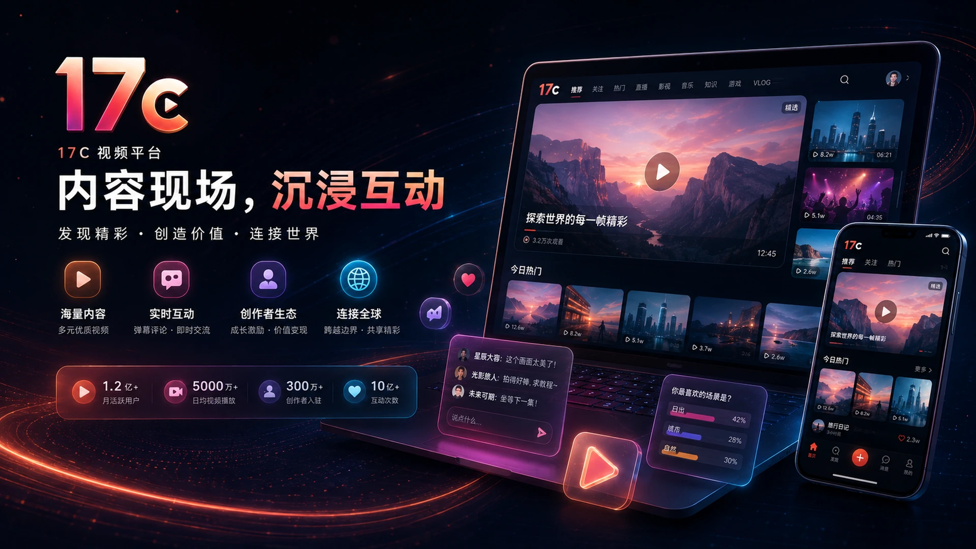Cos影像工坊主题视觉